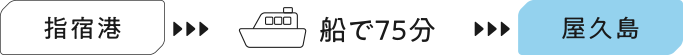 指宿から屋久島へ