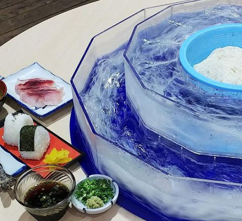 市営唐船峡そうめん流し